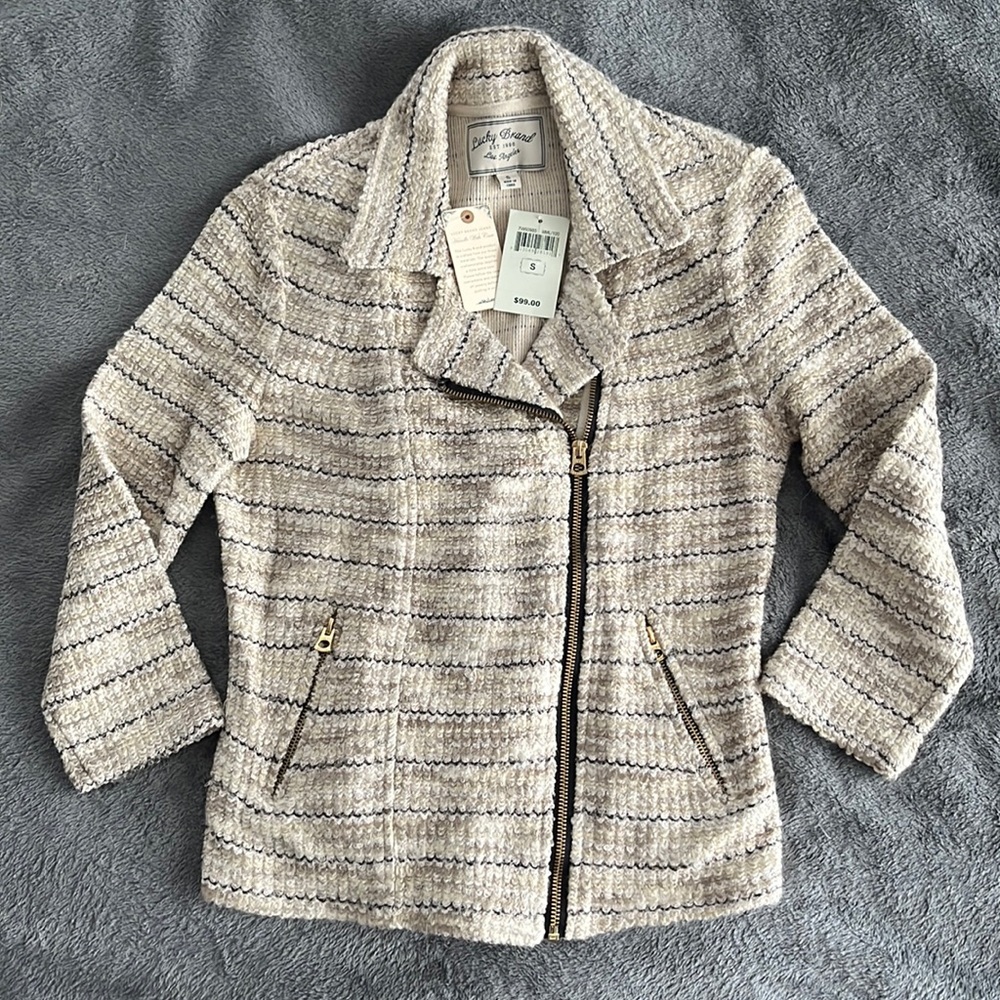 Lucky Brand knit blazer